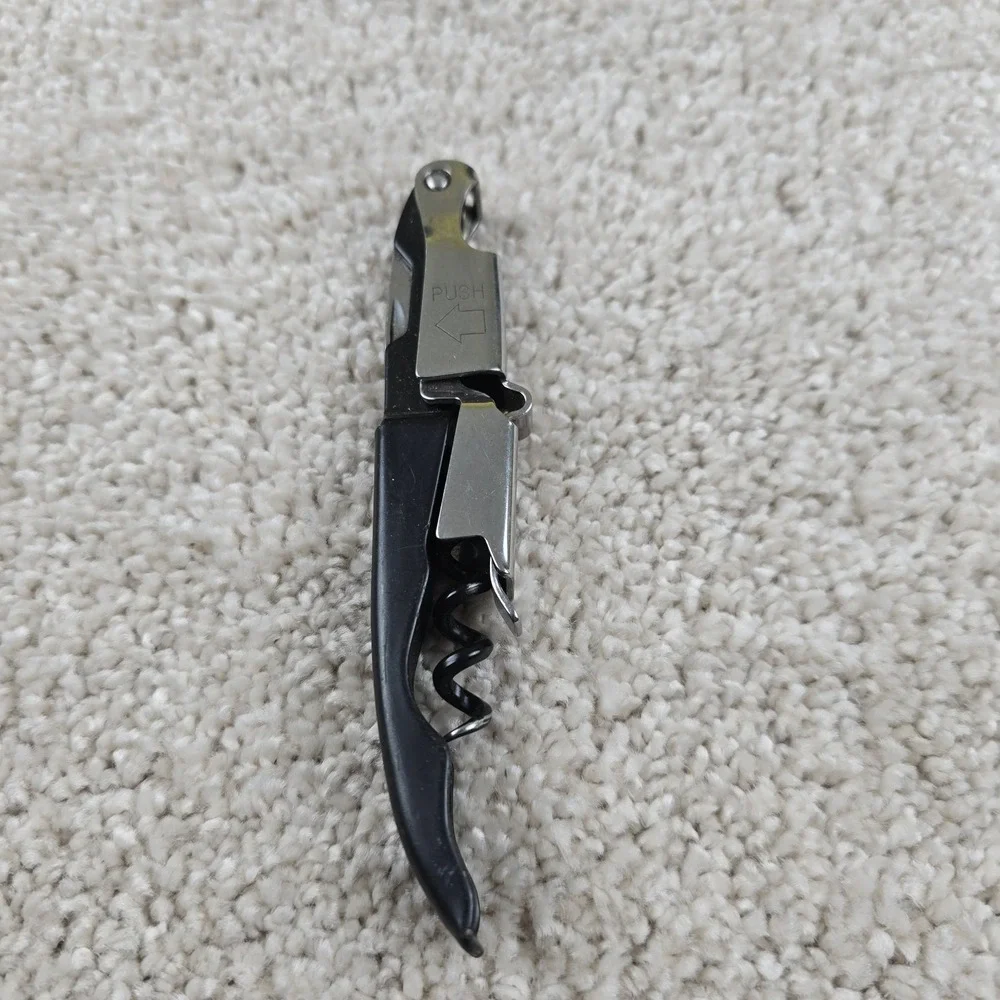 Coutale Trefethen Wine Opener Black‎ Sommelier Innovation Waiters Corkscrew